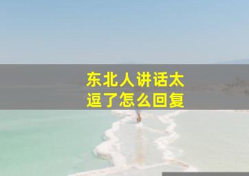 东北人讲话太逗了怎么回复