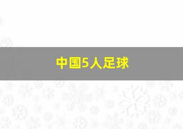 中国5人足球