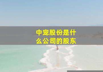 中宠股份是什么公司的股东