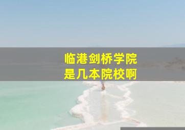 临港剑桥学院是几本院校啊