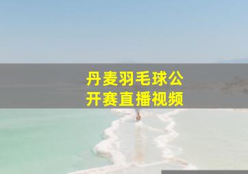 丹麦羽毛球公开赛直播视频