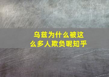 乌兹为什么被这么多人欺负呢知乎