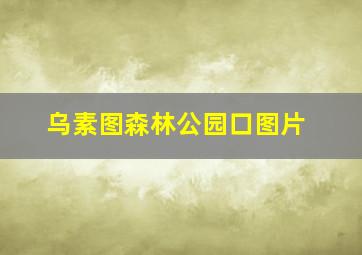 乌素图森林公园口图片