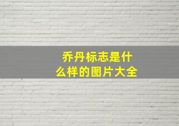 乔丹标志是什么样的图片大全