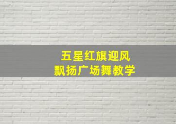 五星红旗迎风飘扬广场舞教学