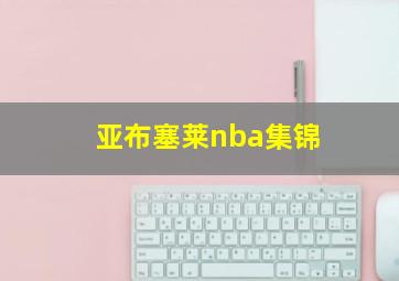 亚布塞莱nba集锦