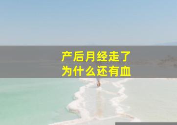 产后月经走了为什么还有血