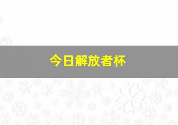 今日解放者杯