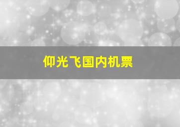 仰光飞国内机票