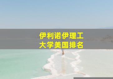 伊利诺伊理工大学美国排名