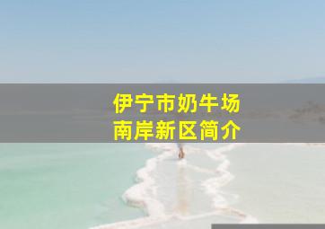 伊宁市奶牛场南岸新区简介