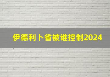 伊德利卜省被谁控制2024