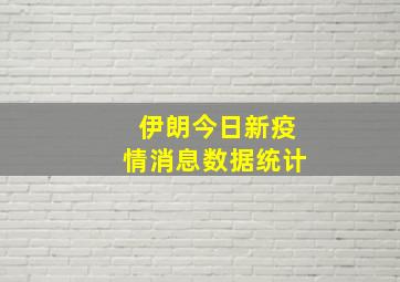 伊朗今日新疫情消息数据统计