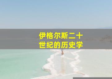 伊格尔斯二十世纪的历史学