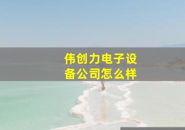 伟创力电子设备公司怎么样