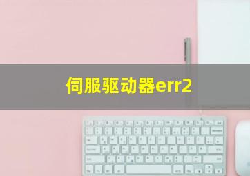 伺服驱动器err2