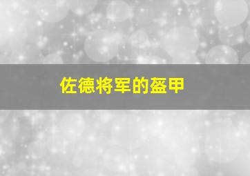 佐德将军的盔甲