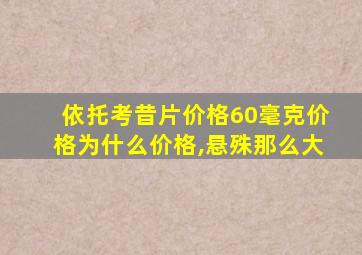 依托考昔片价格60毫克价格为什么价格,悬殊那么大