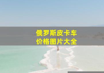 俄罗斯皮卡车价格图片大全