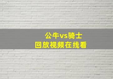 公牛vs骑士回放视频在线看