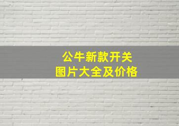 公牛新款开关图片大全及价格