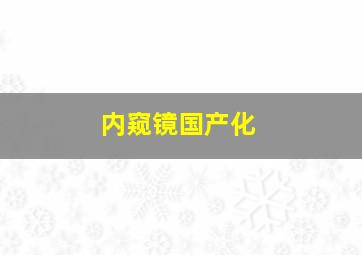 内窥镜国产化