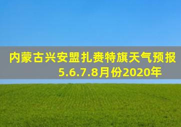 内蒙古兴安盟扎赉特旗天气预报5.6.7.8月份2020年