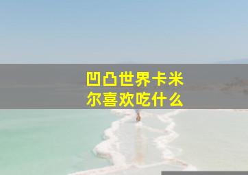 凹凸世界卡米尔喜欢吃什么