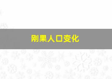 刚果人口变化