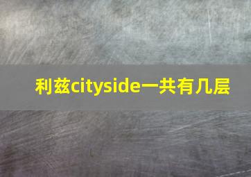 利兹cityside一共有几层