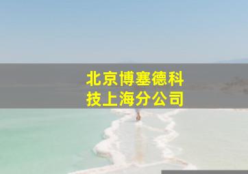 北京博塞德科技上海分公司