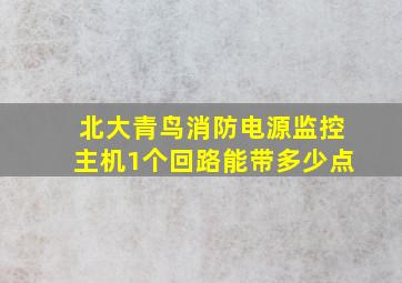 北大青鸟消防电源监控主机1个回路能带多少点