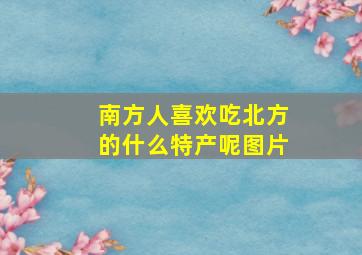 南方人喜欢吃北方的什么特产呢图片