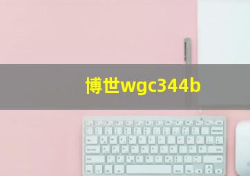 博世wgc344b