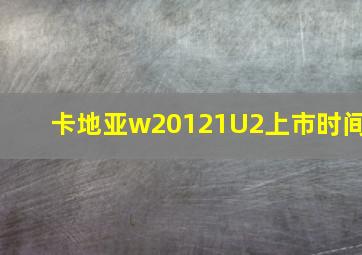 卡地亚w20121U2上市时间