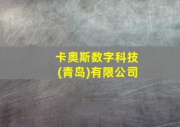 卡奥斯数字科技(青岛)有限公司