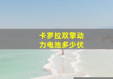 卡罗拉双擎动力电池多少伏