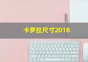 卡罗拉尺寸2018