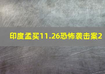 印度孟买11.26恐怖袭击案2