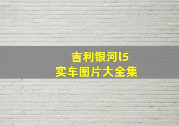 吉利银河l5实车图片大全集