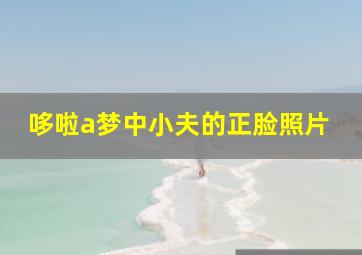 哆啦a梦中小夫的正脸照片