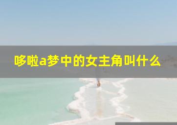 哆啦a梦中的女主角叫什么