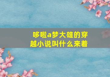 哆啦a梦大雄的穿越小说叫什么来着