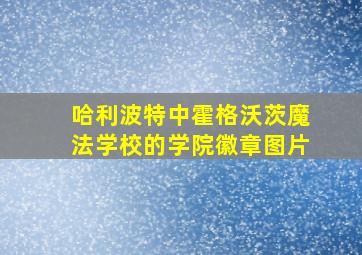 哈利波特中霍格沃茨魔法学校的学院徽章图片