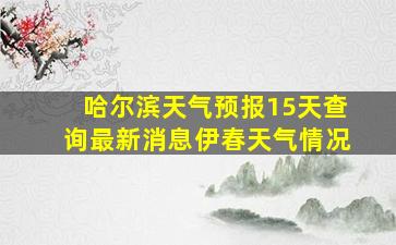 哈尔滨天气预报15天查询最新消息伊春天气情况