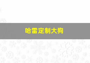 哈雷定制大狗