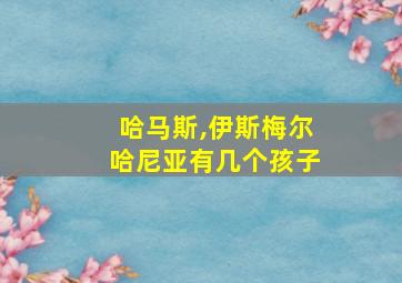 哈马斯,伊斯梅尔哈尼亚有几个孩子