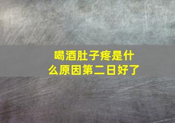 喝酒肚子疼是什么原因第二日好了