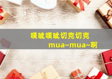 噗呲噗呲切克切克mua~mua~啊