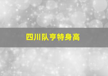 四川队亨特身高